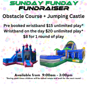 2025 Family Fun Day - Jumping Castle and Obstacle Course Pre Booked Wrist Band