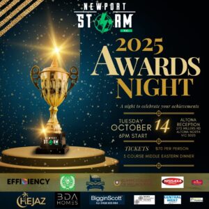 2025 Newport Storm FC - Senior Awards Night