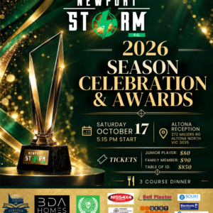 2026 Newport Storm FC - Junior Awards Night